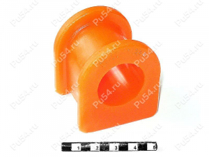 Buje del estabilizador, suspensión delantera, Código de product 1-01-515, Poliuretano, PU54i/K72/темно-оранжевый, Imagen №1