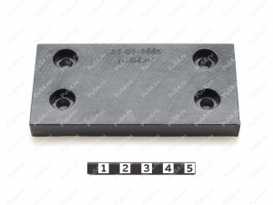Опора 10х50х100 мм., Código de product 33-01-1448, Poliuretano, PU54/M87/черный, Imagen №1