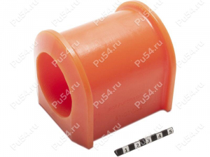 Lateral rod bushing, Código de product 31-01-032, Poliuretano, PU54/M71/naranja, Imagen №1