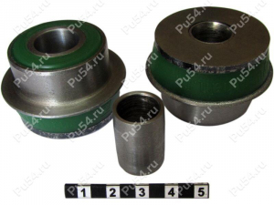 Low control arm front silent block (3 pcs), front suspension, pressed-in, Código de product 1-20-1901, Poliuretano, Imagen №1