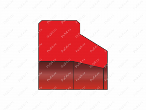 Грязесъемник 38,1x45,77x42,37x2,72 аналог AN CAT, Código de product 70-02-2157, Poliuretano, PU54/M92/красный, Imagen №1
