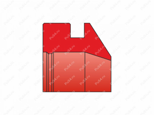 Грязесъемник 140x152x150x7,6/14 аналог 842 HALLITE, Código de product 70-02-2244, Poliuretano, PU54/M92/красный, Imagen №1