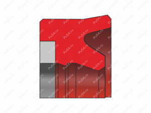 Манжета штока 35x45x8 (L=9), аналог K32-035 KASTAS, Código de product 70-00-600501, Poliuretano, POM+PU92M, Imagen №1