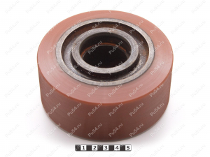 Колесо D125 x d95 x H60 (восстановление), Código de product 333-01-1126, Poliuretano, PU54Q/E92/коричневый, Imagen №1
