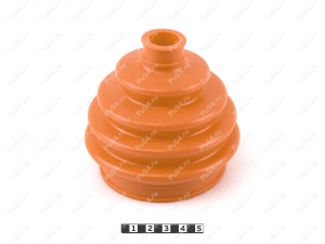 CV-joint dust boot (outer), Código de product 17-05-030, Poliuretano, PU54/E72/rojo, Imagen №3