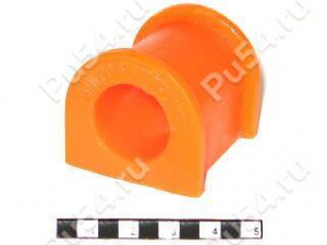 Stabilizer bushing, front suspension., Código de product 9-01-106, Poliuretano, PU54i/K72/темно-оранжевый, Imagen №1