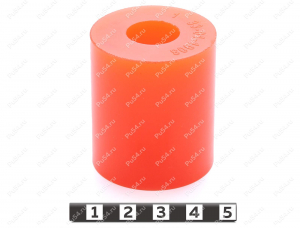 Вставка упругой муфты D1-16мм D2-38мм H1-44мм, Código de product 33-01-1908, Poliuretano, PU54/M72/оранжевый, Imagen №1