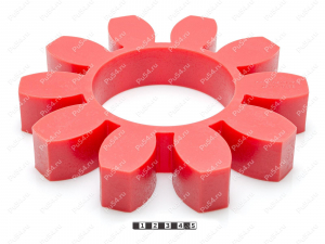 Piñón de acoplamiento elástico 255*127*42 (10 vigas), Código de product 33-01-1157, Poliuretano, PU54/M92/rojo, Imagen №1