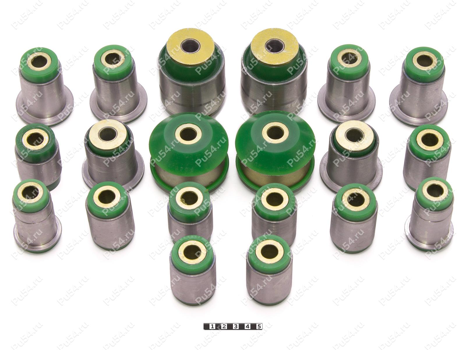 Juego de casquillos SUZUKI Grand Vitara suspensión trasera independiente, Código de product 9-21-004, Poliuretano, Imagen №1