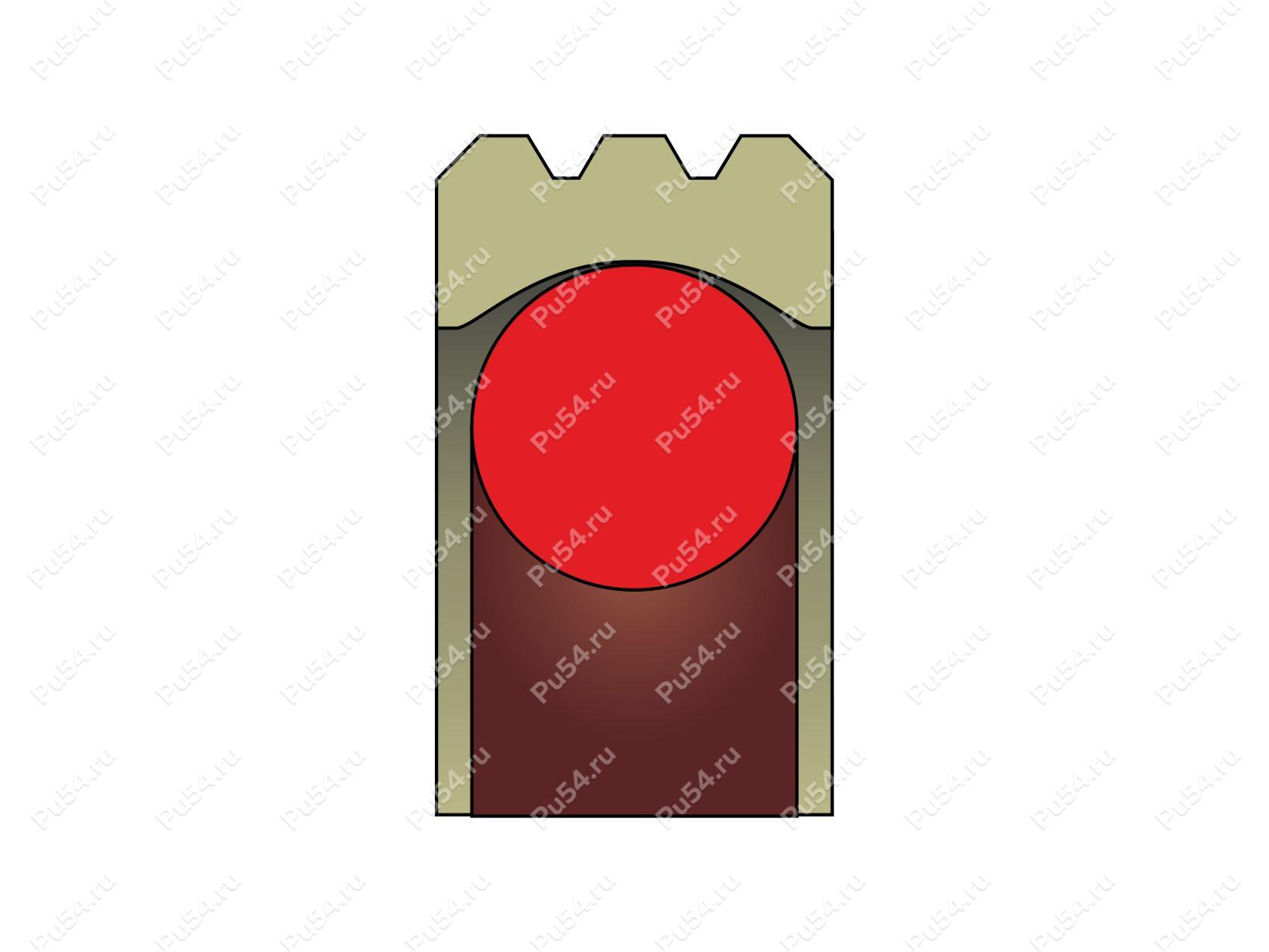 Уплотнение 45x37.5x3.2 аналог Turcon Roto Glyd Ring TG4100450, KASTAS K752-045, Código de product 70-08-906005, Poliuretano, PTFE+PU87*M, Imagen №1