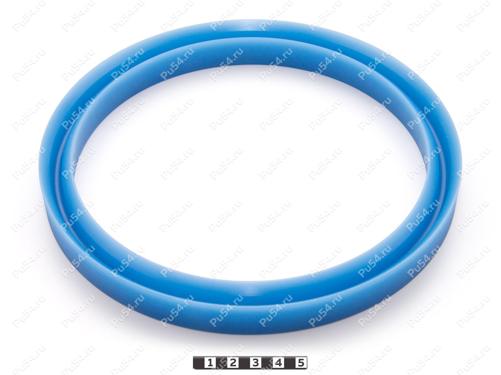 Манжета 180/210*20, Código de product 33-78-109, Poliuretano, PU54/M87/синий, Imagen №1