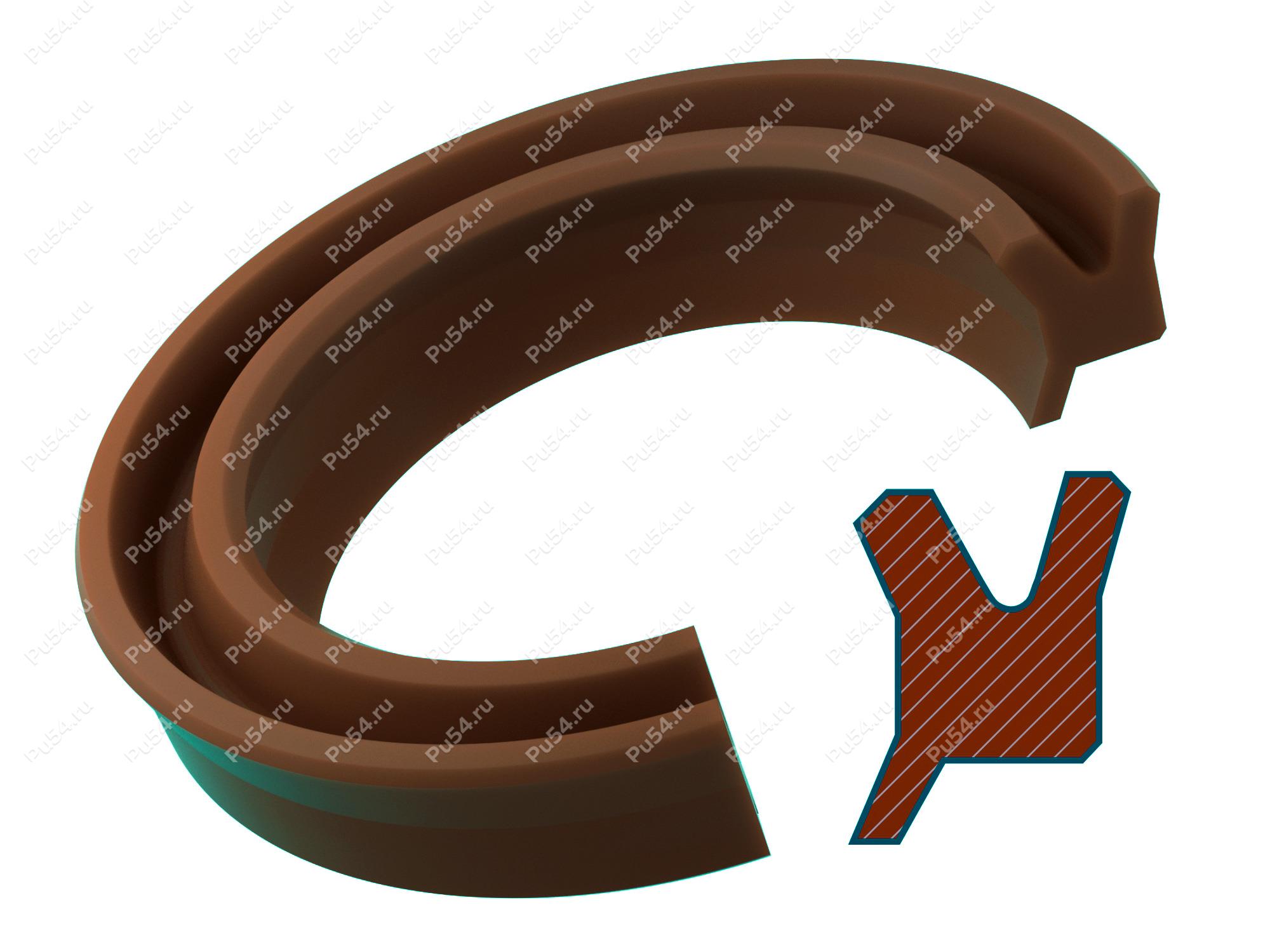 Грязесъемник 16х24х5/6 аналог K103 KASTAS BWA RBP LBH-16F SDR-16F фторкаучук, Código de product 70-02-1417F, Poliuretano, FPM (фторкаучук), Imagen №1