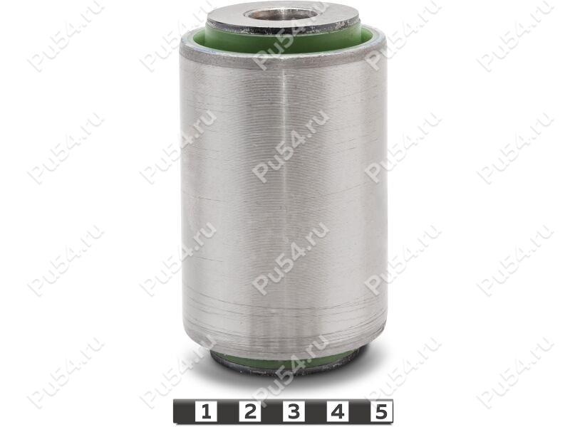 Front spring rear silent block, pressed-in, Código de product 31-06-0391, Poliuretano, PU54/M80/verde, Imagen №1