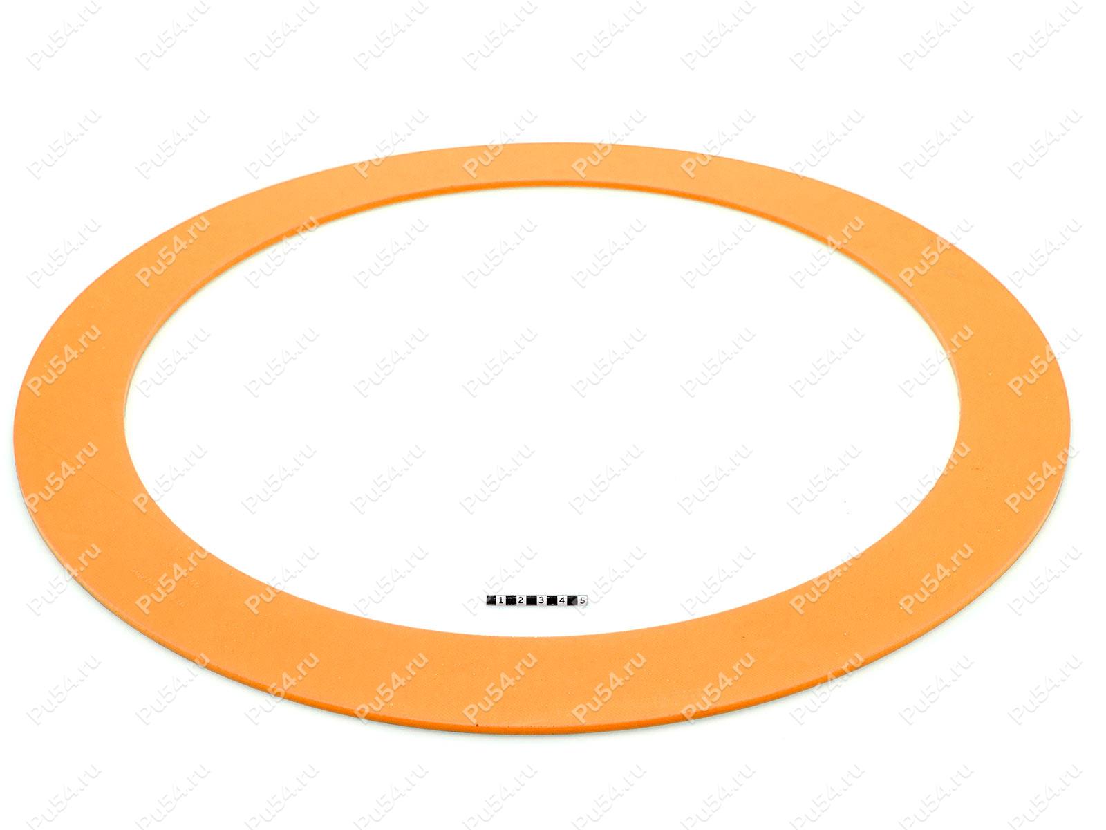 Ring D 600 x d 480 x h 5, Código de product 33-01-800, Poliuretano, PU54/M71/naranja, Imagen №1