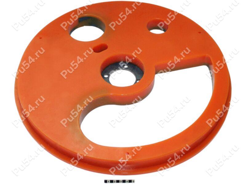 Shotcrete press plate (restoration), Código de product 333-01-872, Poliuretano, PU54/M72/оранжевый, Imagen №1