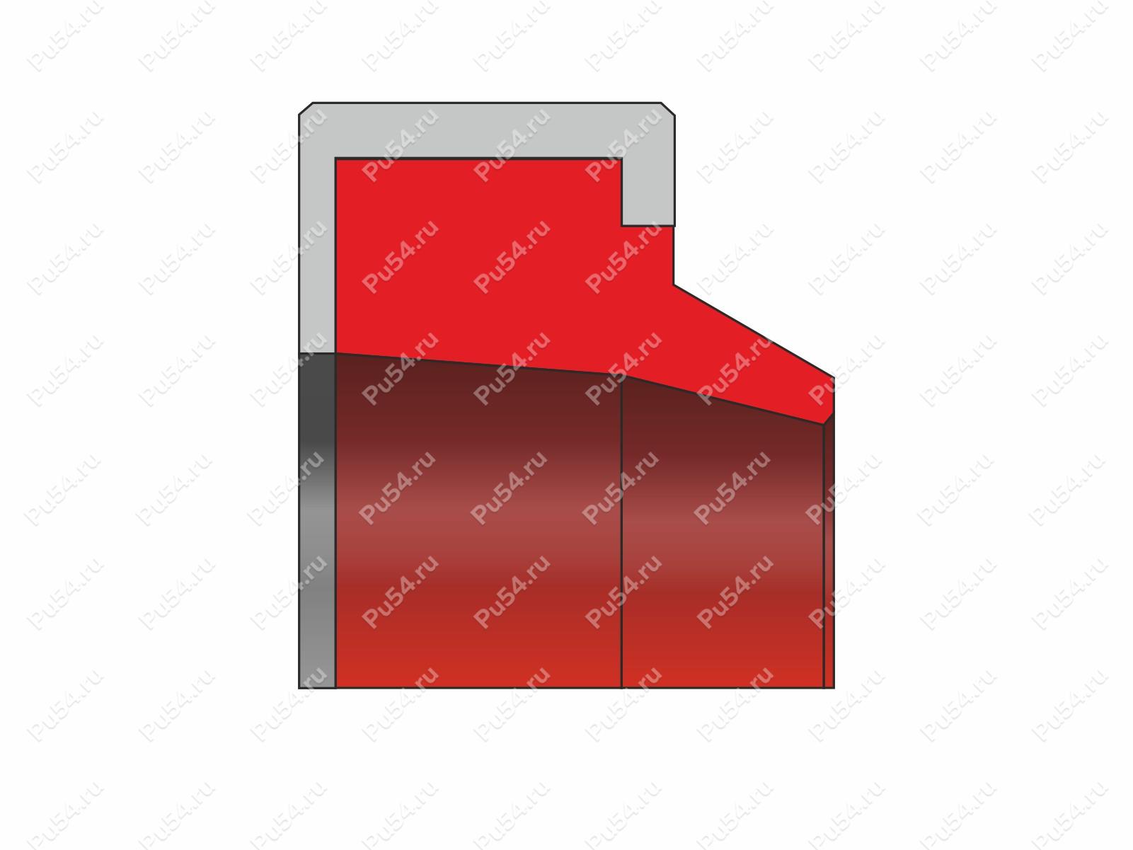 Грязесъемник K07 50х60х7/10 аналог K07-050 PU KASTAS GPA 1517 SMA 50 60 7 /GM SAF LGA, Código de product 70-02-000736, Poliuretano, PA+PU92M, Imagen №1