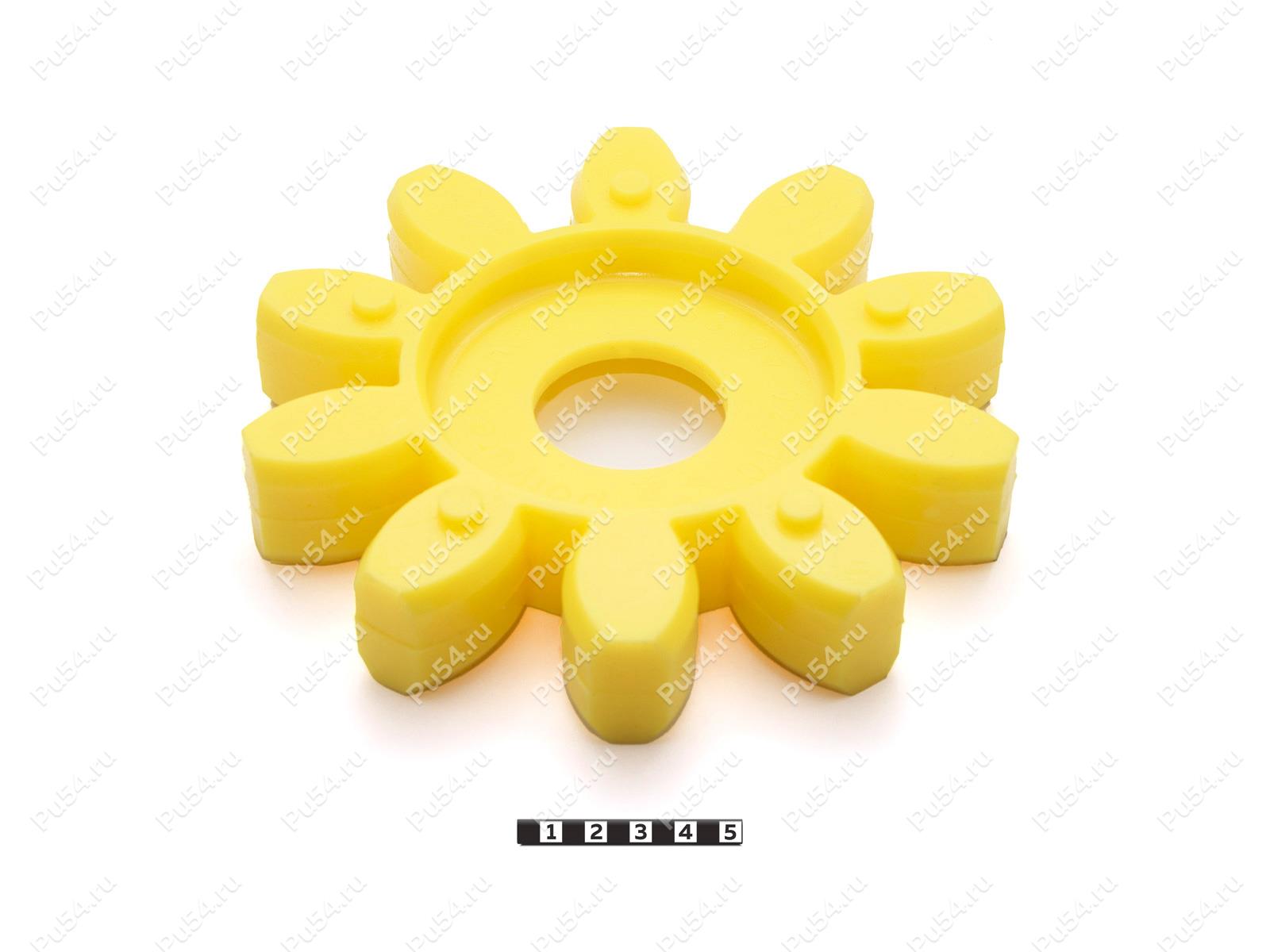 Эластичный элемент муфты ROTEX GS, аналог ROTEX GS 90, Código de product 33-99-92310, Poliuretano, PU54/M95/желтый, Imagen №1