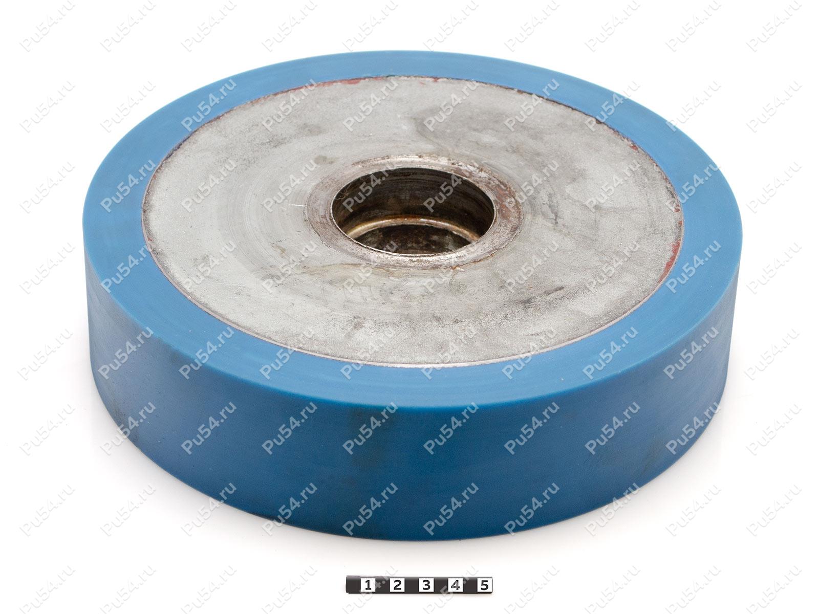 Каток D 250 x d 203 x H 60 (восстановление), Código de product 333-01-1048, Poliuretano, PU54/K87/синий, Imagen №1