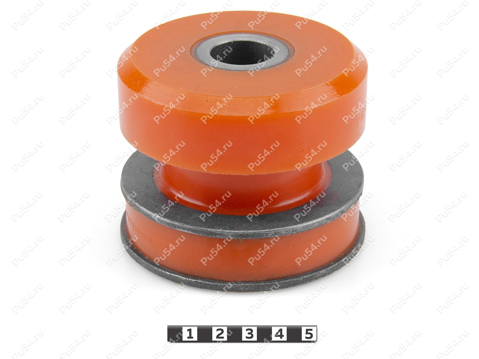 Amortiguador de caja de cambios camión volquete FAW, Código de product 31-20-022, Poliuretano, PU54/M72/оранжевый, Imagen №1