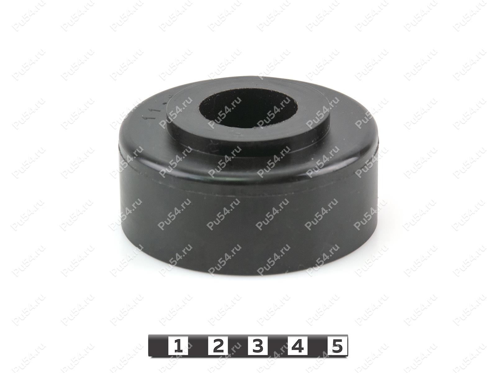 Rear gearbox mount (smaller part), Código de product 11-12-7702, Poliuretano, PU54/M72/черный, Imagen №1
