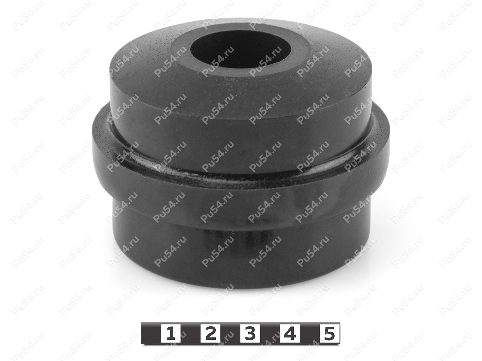 Rear gearbox mount (big part), Código de product 11-12-7701, Poliuretano, PU54/M72/черный, Imagen №1