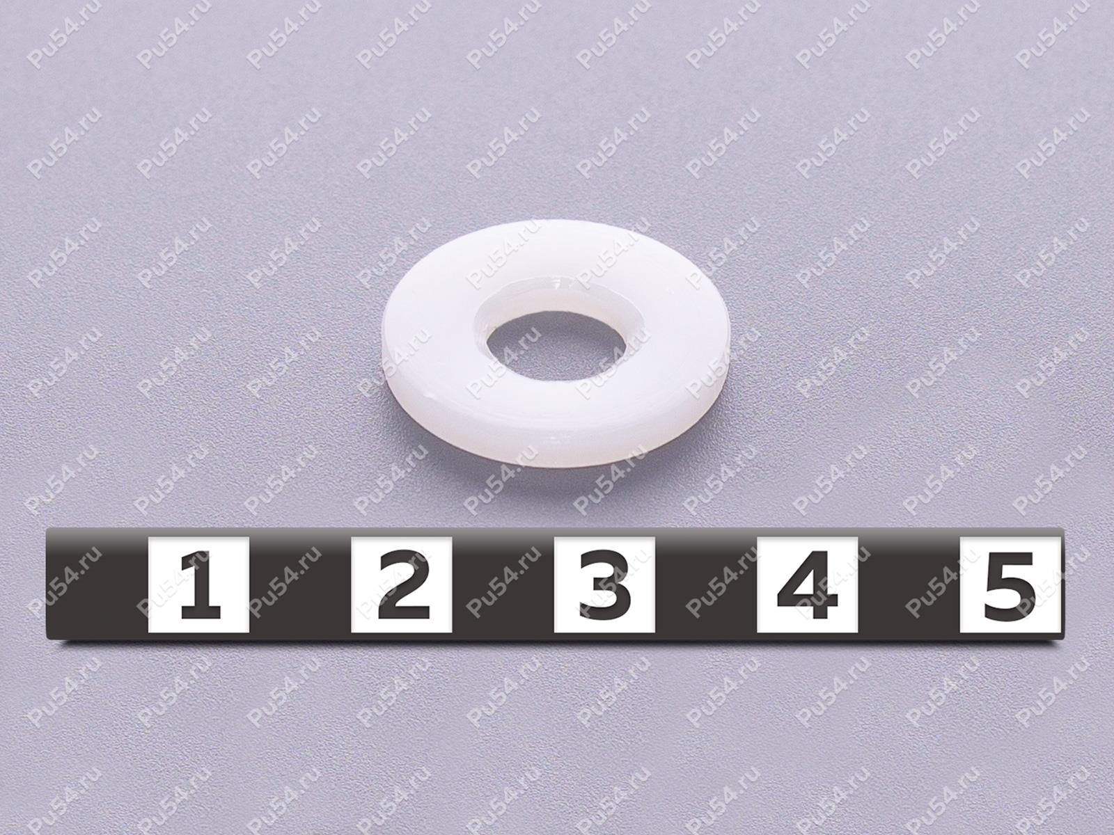 шайба ТАКИ.758491.001-05 17,5*7,2*2 полиэтилен ПВД, Código de product 33-78-291, Poliuretano, Imagen №1