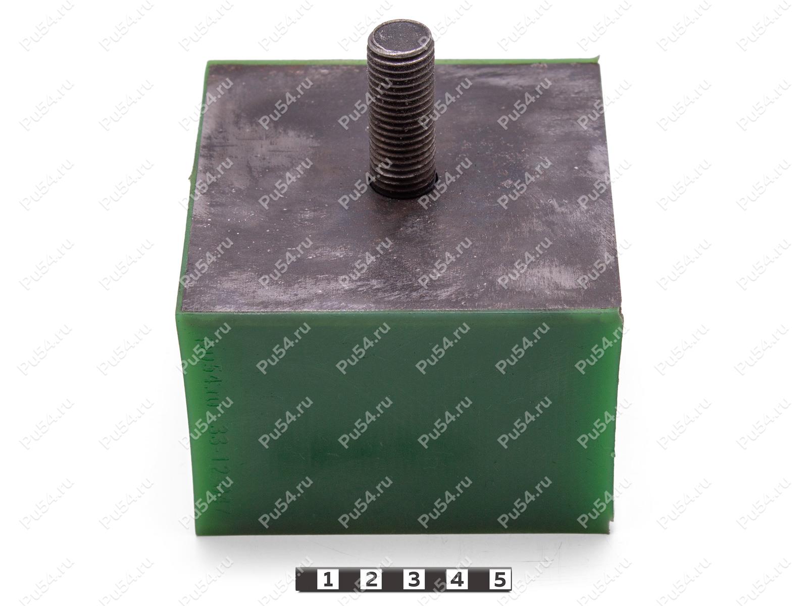 Виброопора 100*100*110, Código de product 33-12-047, Poliuretano, PU54/M80/зеленый, Imagen №1