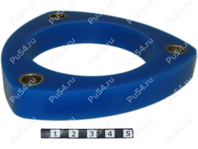 Shock absorber strut spacer, front suspension, 20 mm, Código de product 9-12-1352, Poliuretano, Полипропилен со втулками синий, Imagen №1