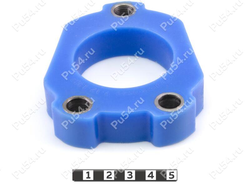 Front shock absorber strut spacer, high (lift+ 20 mm), Código de product 9-12-1382, Poliuretano, Полипропилен со втулками синий, Imagen №1