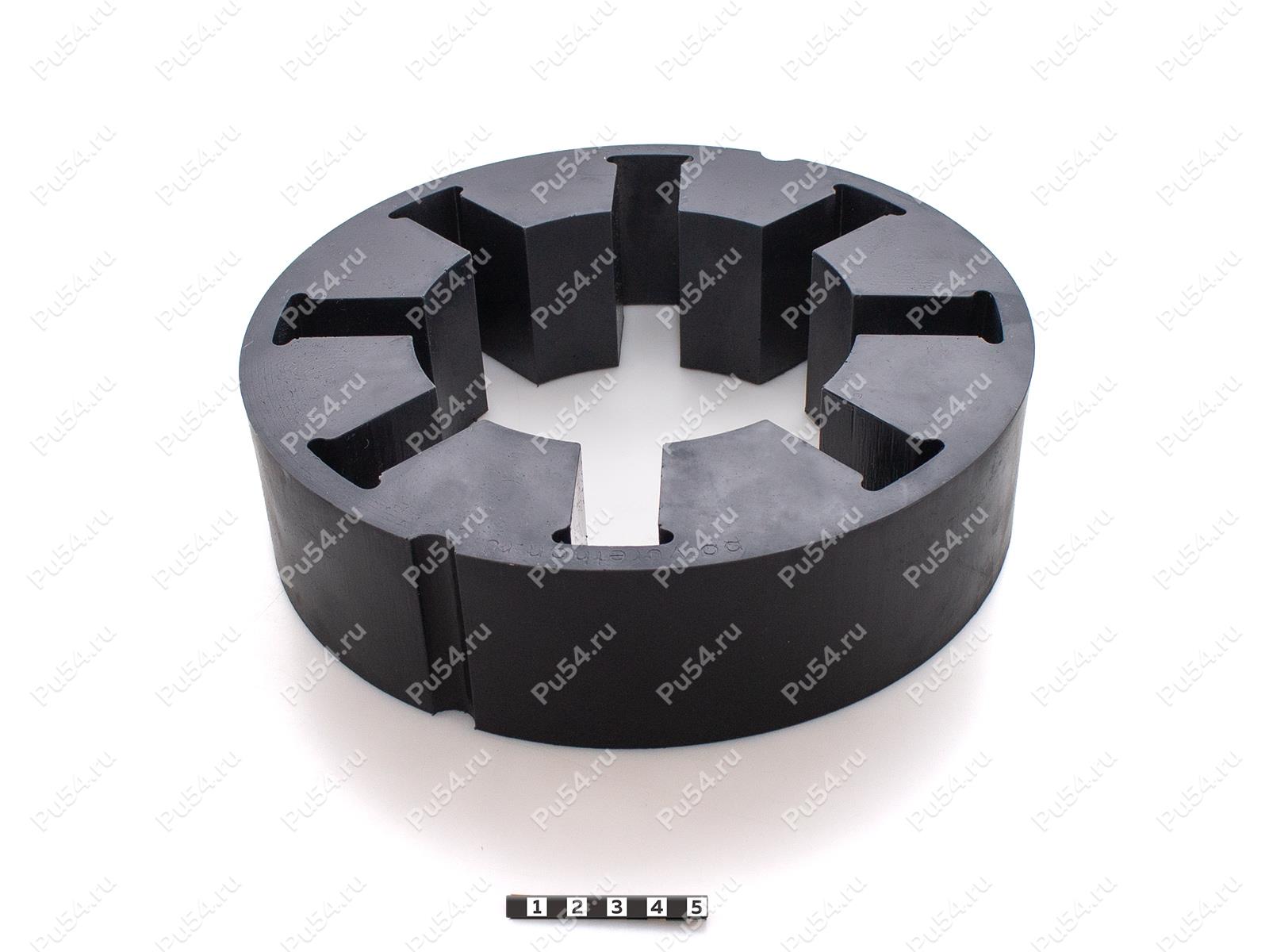 Эластичный элемент муфты REXNORD WRAPFLEX 60R, аналог, Código de product 33-99-93101, Poliuretano, PU54/E98/черный, Imagen №1