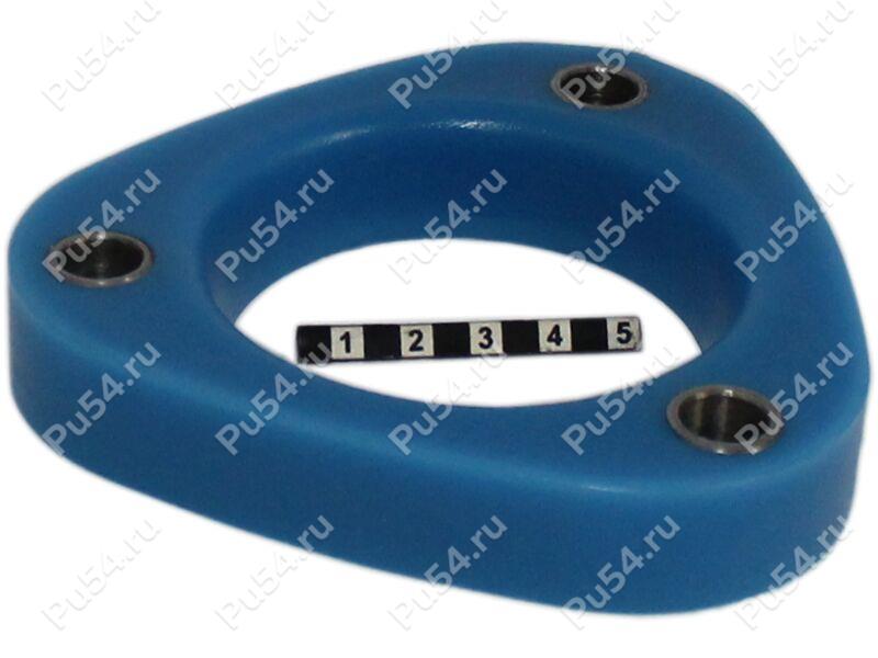 Front shock absorber strut spacer, 20 mm, Código de product 3-12-0222, Poliuretano, Полипропилен со втулками синий, Imagen №1