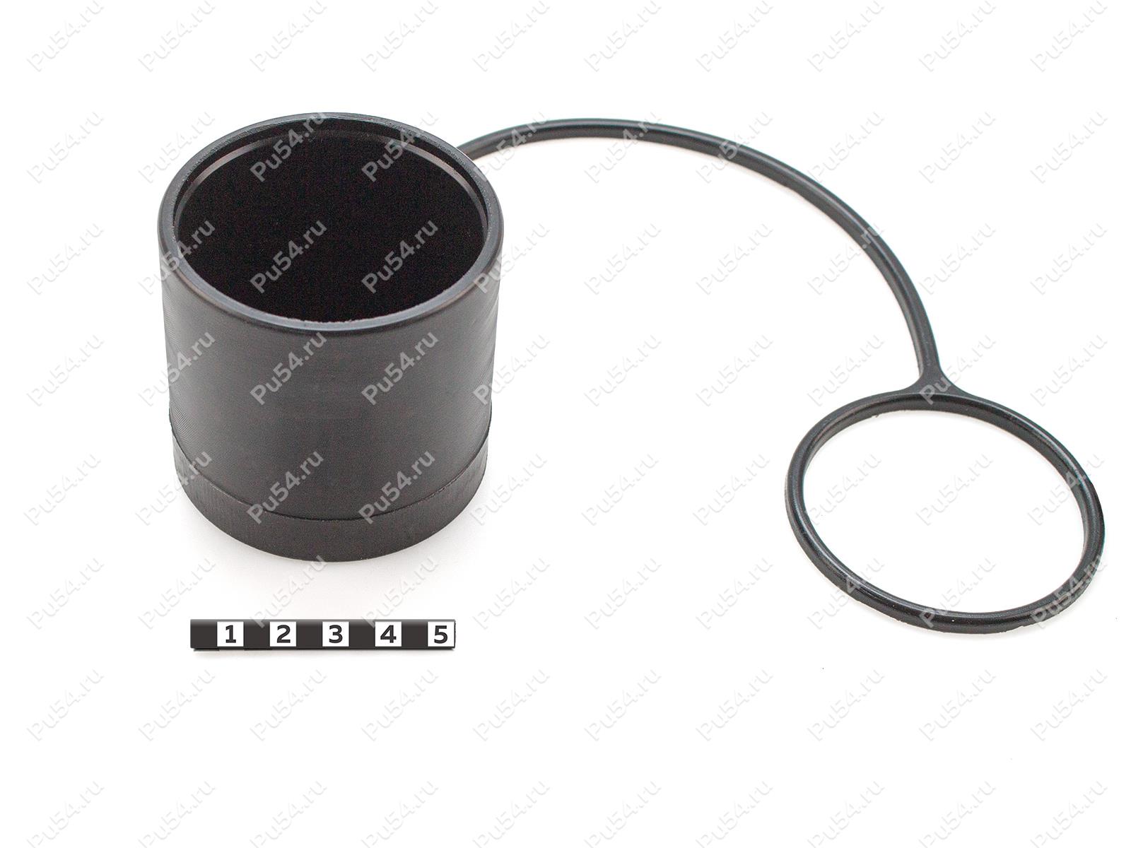 Заглушка БРС D1 60 х D2 58 х H1 55 х L 230, Código de product 0-00-990, Poliuretano, PU54/M80/черный, Imagen №1