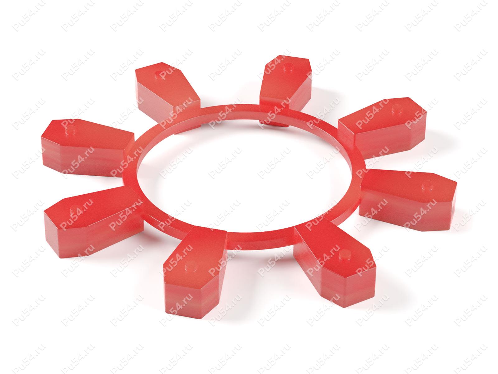 Эластичный элемент муфты N-BIPEX, аналог BIPEX 142, Código de product 33-99-9159, Poliuretano, Imagen №1