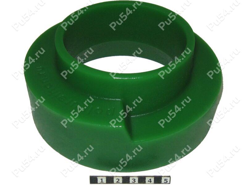 Spring spacer, rear suspension (lift +30 mm), Código de product 2-12-1023, Poliuretano, PU54i/K80/темно-зеленый, Imagen №1