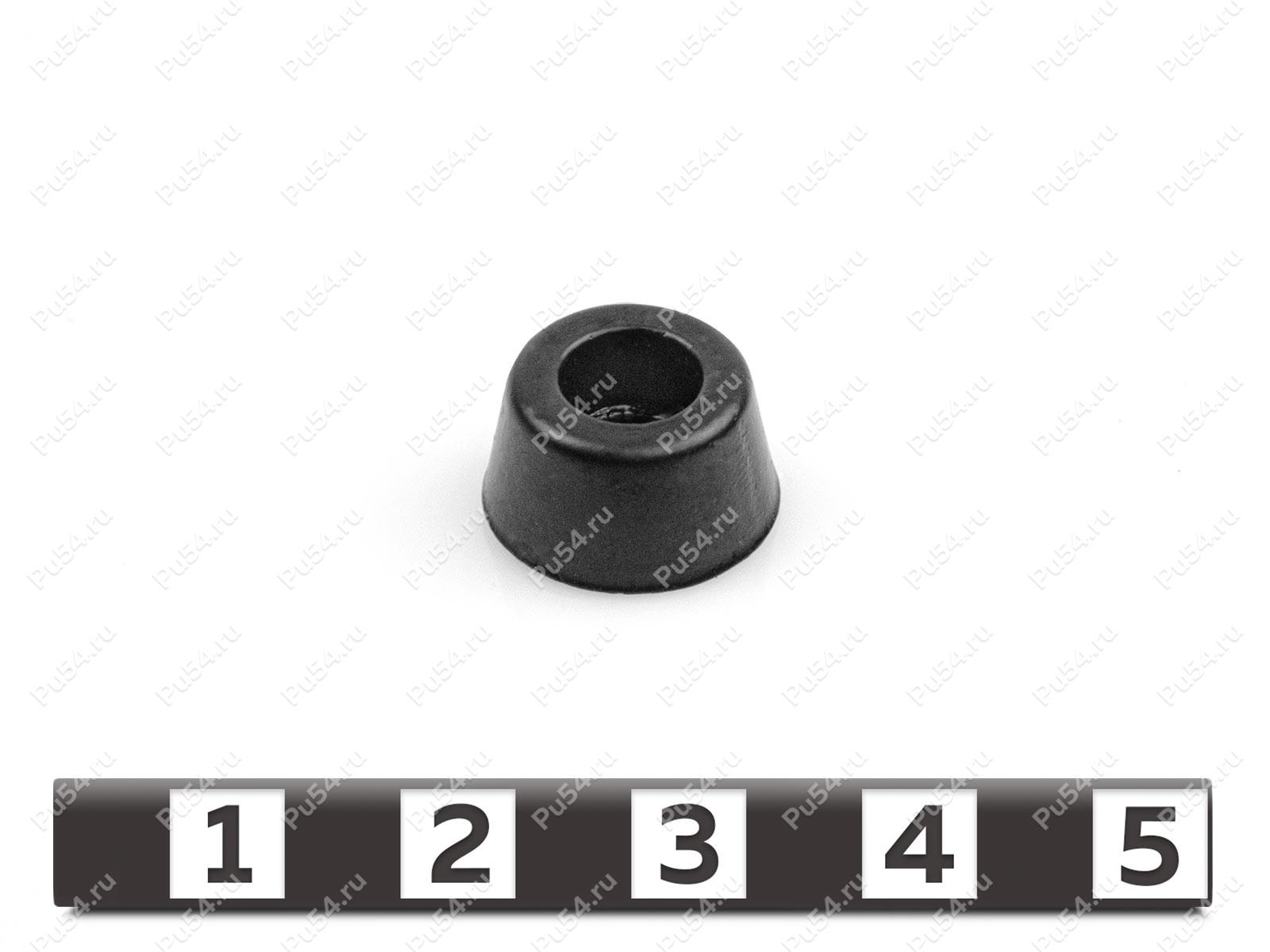Ножка приборная D11,5*d10*h7,4, Código de product 33-99-9037, Poliuretano, PU54/M80/черный, Imagen №1
