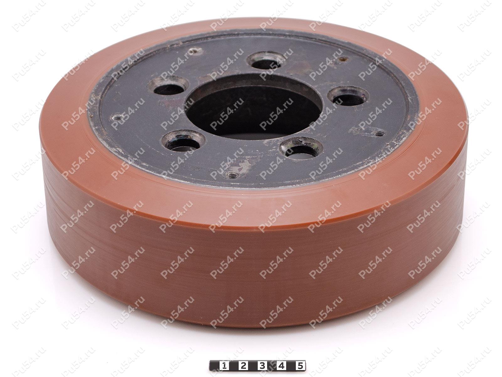 Колесо D 248 x d 203 x H 75 (восстановление), Código de product 333-01-1052, Poliuretano, PU54/K92/бежевый, Imagen №1