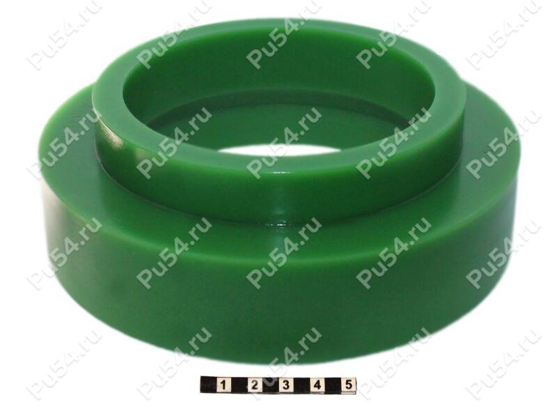 Rear shock absorber strut spacer (top), 40 mm, Código de product 3-12-0274, Poliuretano, PU54i/K80/темно-зеленый, Imagen №1