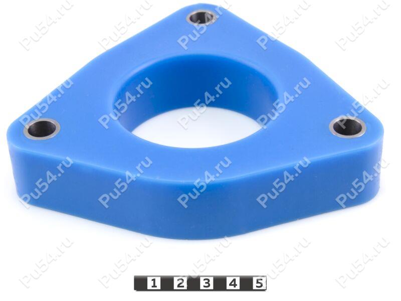 Front shock absorber strut spacer (lift+ 30 mm), Código de product 12-12-0073, Poliuretano, Полипропилен со втулками серый, Imagen №1