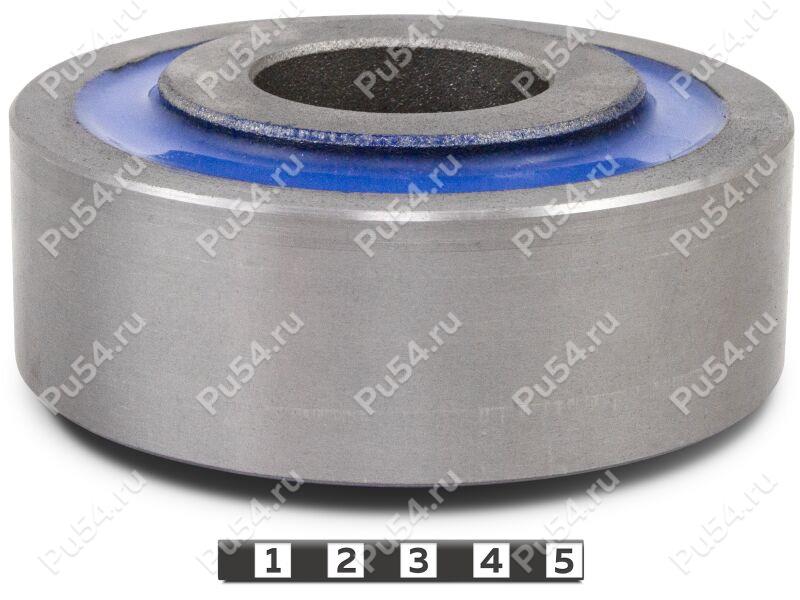 Silent block D 106 x d 40 x h 44, Código de product 333-06-037, Poliuretano, PU54/M87/azul, Imagen №1