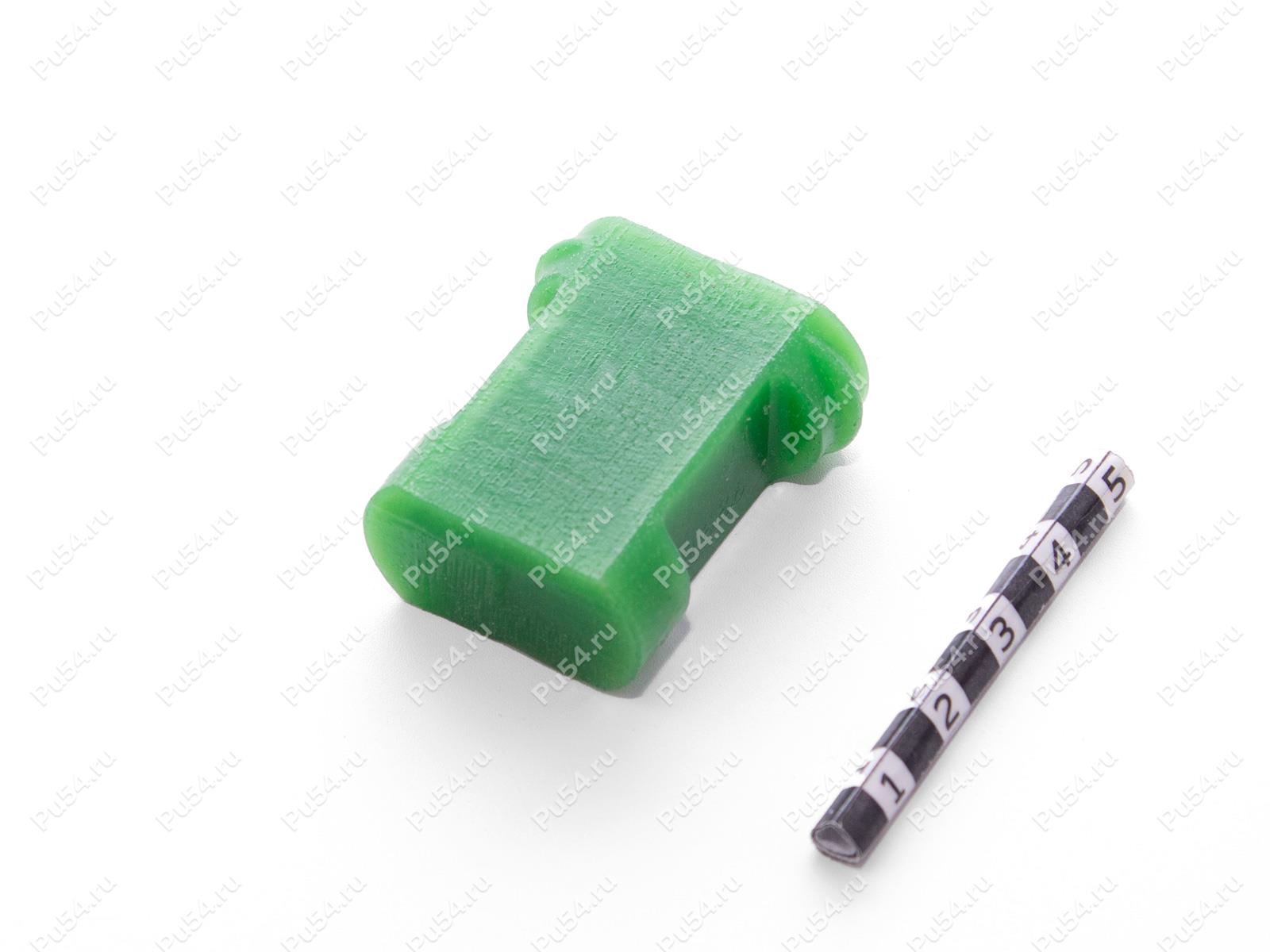 Блок упругий ВТ-50 16х35х39, Código de product 33-01-1686, Poliuretano, PU54/M80/зеленый, Imagen №1