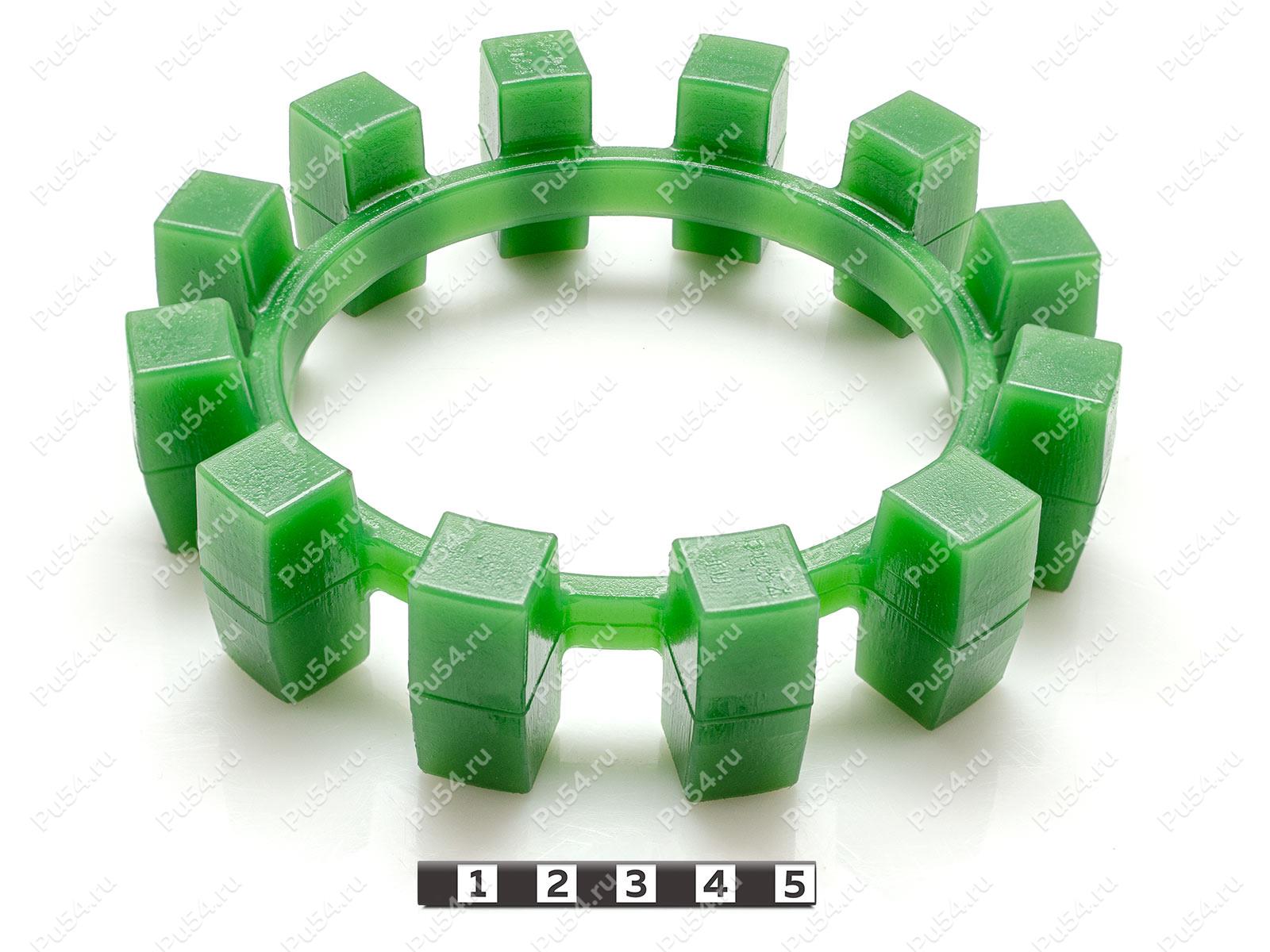 POLY-NORM 75 вставка муфты KTR, эластичная, Código de product 33-99-9064, Poliuretano, PU54i/K80/темно-зеленый, Imagen №1