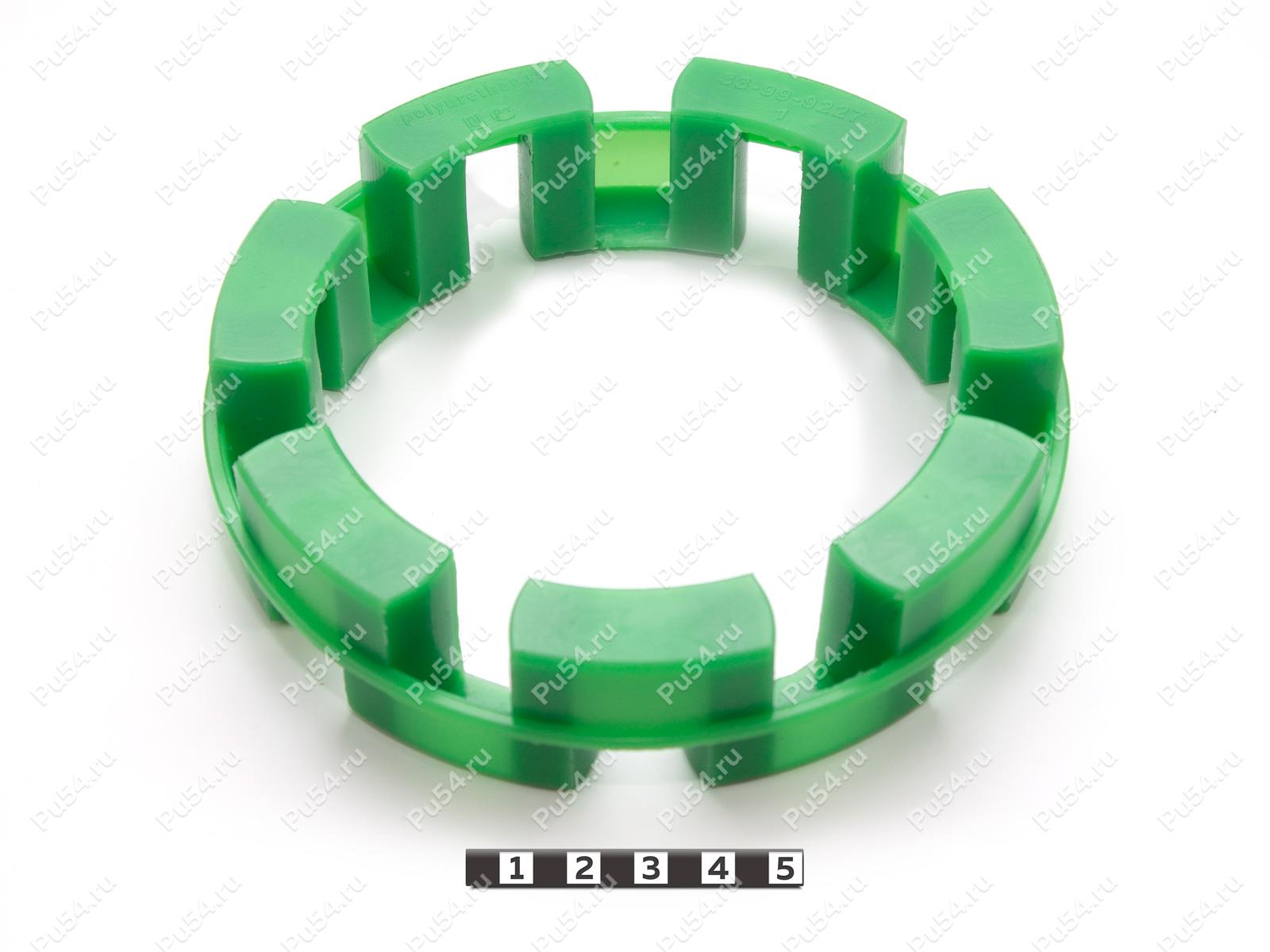Элемент муфты TNM 148 / NM 148 аналог TSCHAN NOR-MEX RINGFEDER эластичный, Código de product 33-99-9227, Poliuretano, PU54/M80/зеленый, Imagen №1