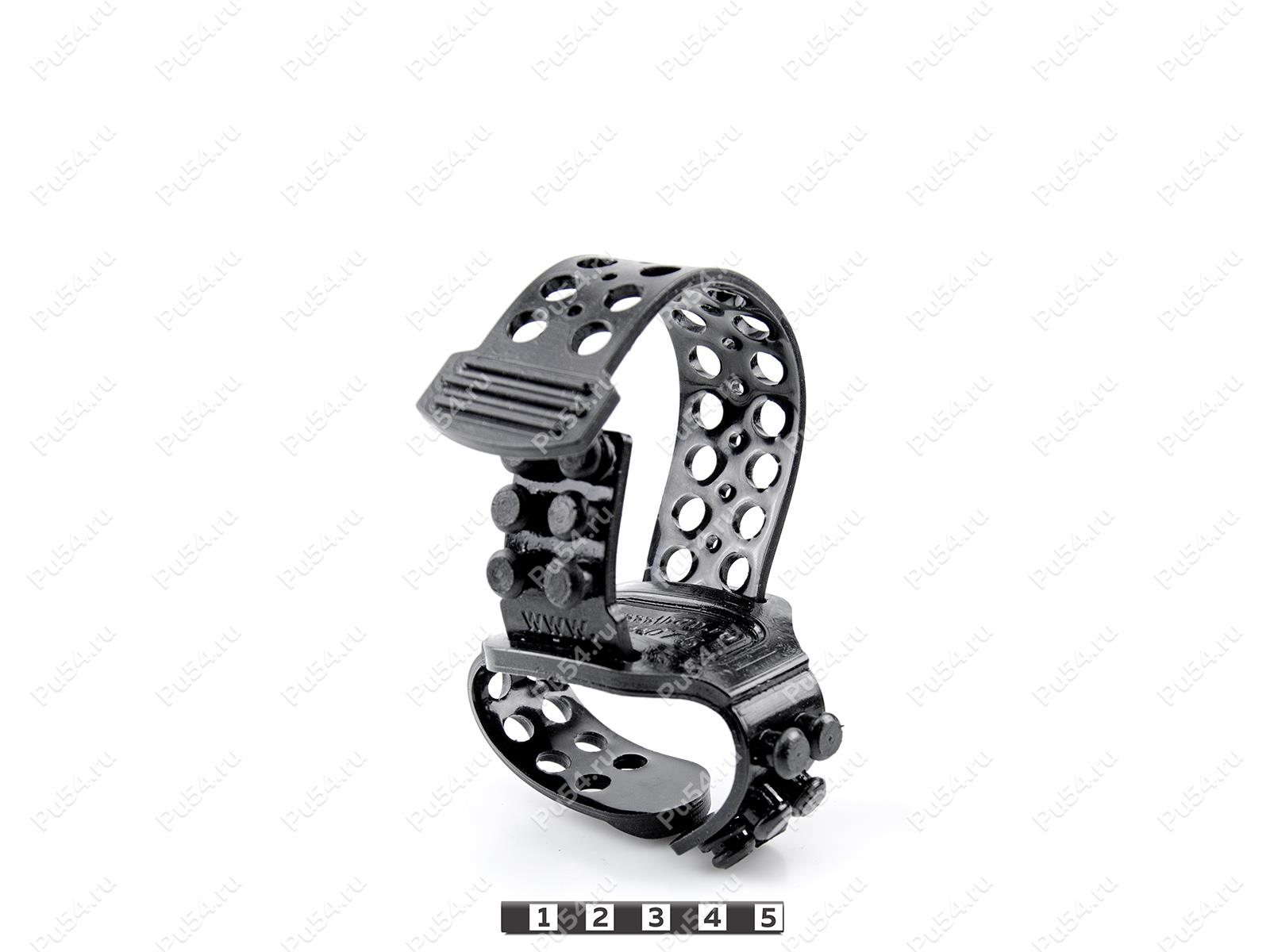 Portaherramienta al tubo "Double Extreme", 27-56 (fijación transversal), Código de product 33-20-730, Poliuretano, negro, Imagen №1