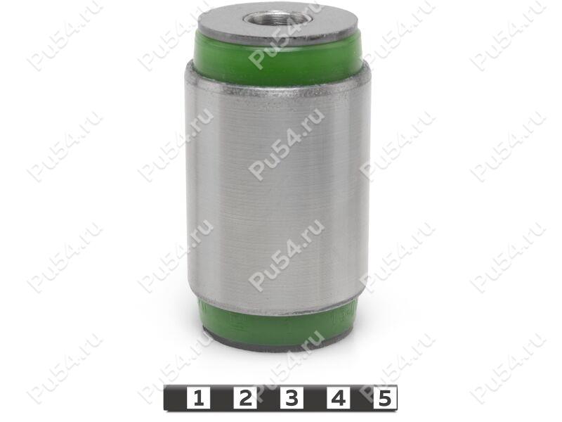 Underframe silent block, rear suspension, Código de product 13-06-0111, Poliuretano, PU54/M80/verde, Imagen №1