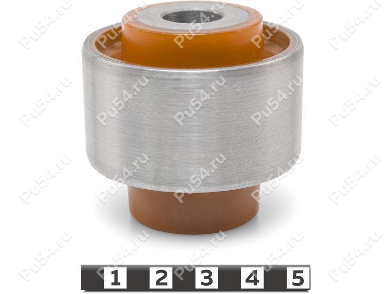 Control arm rear silent block, front suspension, Código de product 13-06-012, Poliuretano, PU54/M71/naranja, Imagen №1