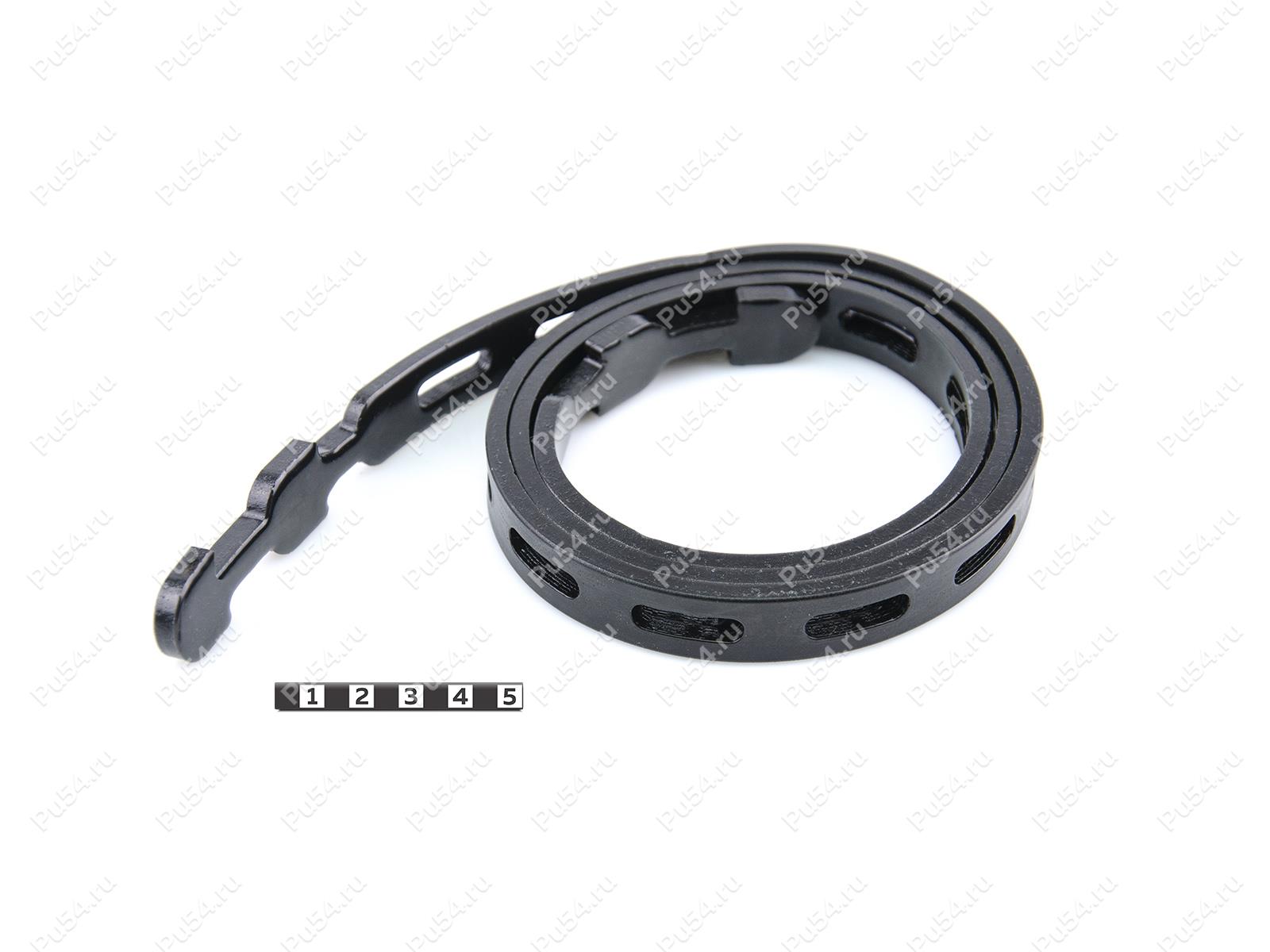 Correa de amarre "Double grip" (longitud 1200 mm), Código de product 33-00-0841, Poliuretano, PU54/M71/negro, Imagen №1