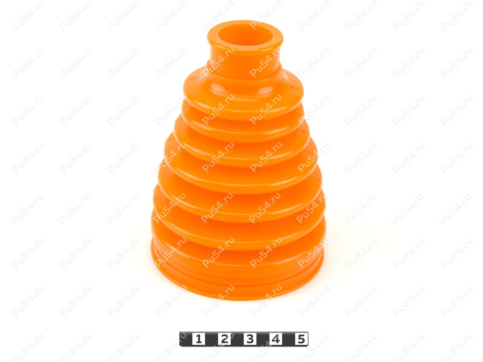 CV joint outer/inner dust boot, Código de product 55-05-017, Poliuretano, PU54/M71/naranja, Imagen №1