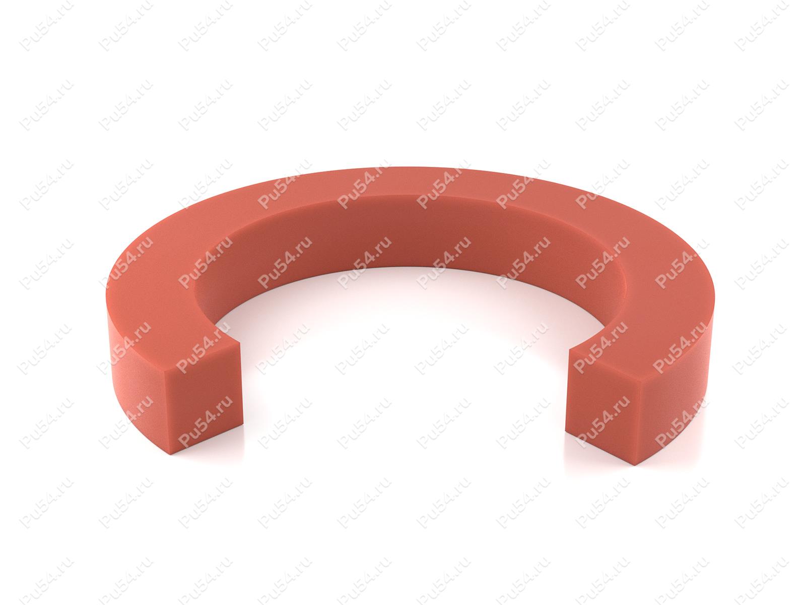 Кольцо для ЗМС 65х70 80*72,8*6,5, Código de product 33-78-402, Poliuretano, PU54/M92/красный, Imagen №1