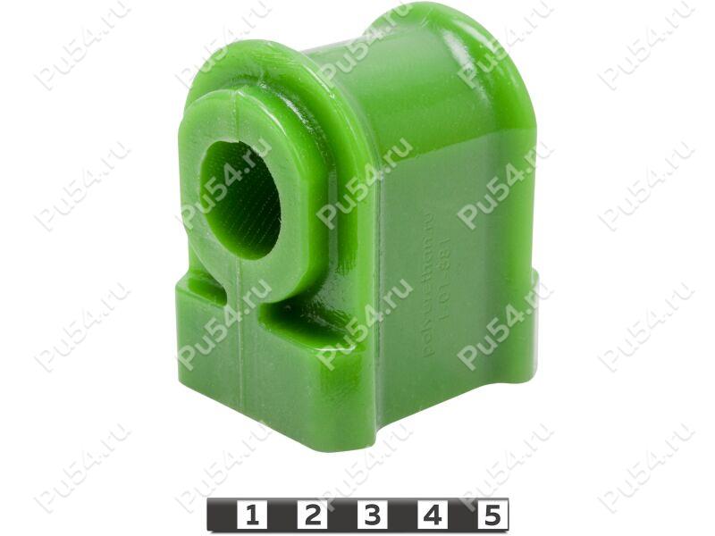 Stabilizer bushing, front suspension, ID = 24 mm, Código de product 1-01-881, Poliuretano, PU54/M80/verde, Imagen №1