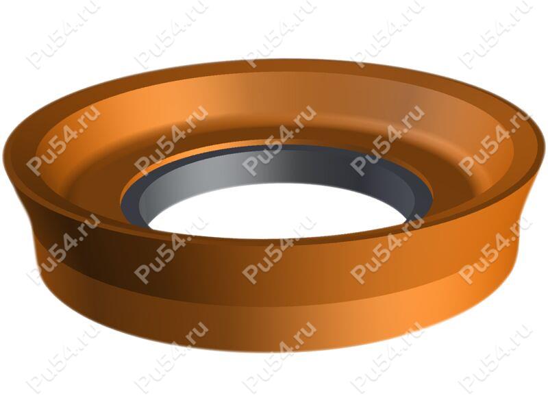 Concrete pump plunger, Código de product 378-00-018, Poliuretano, PU54/K80/verde oscuro, Imagen №1